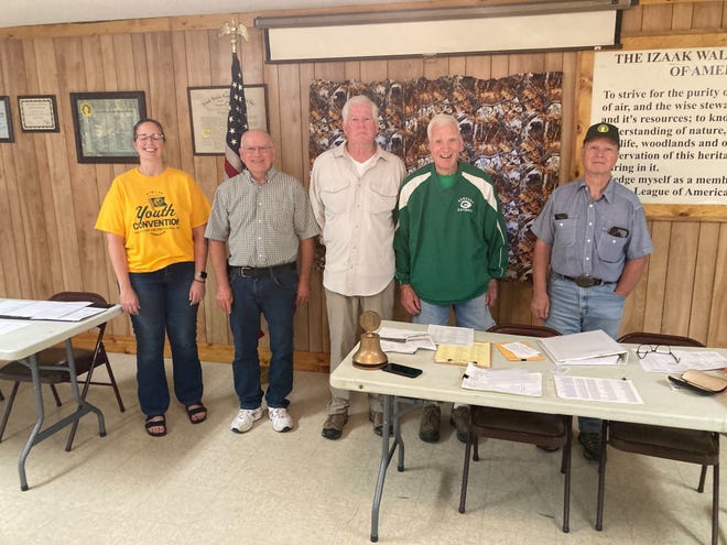 The following individuals are the new 2021-22 Geneseo Izaak Walton League officers/directors. From left to right: Audrey Scheider, Terry Travis, Brian Herron, Glen Anderson, and Larry Wieneke. Not available for photo: Justin Shoemaker and Steve Loftgren.